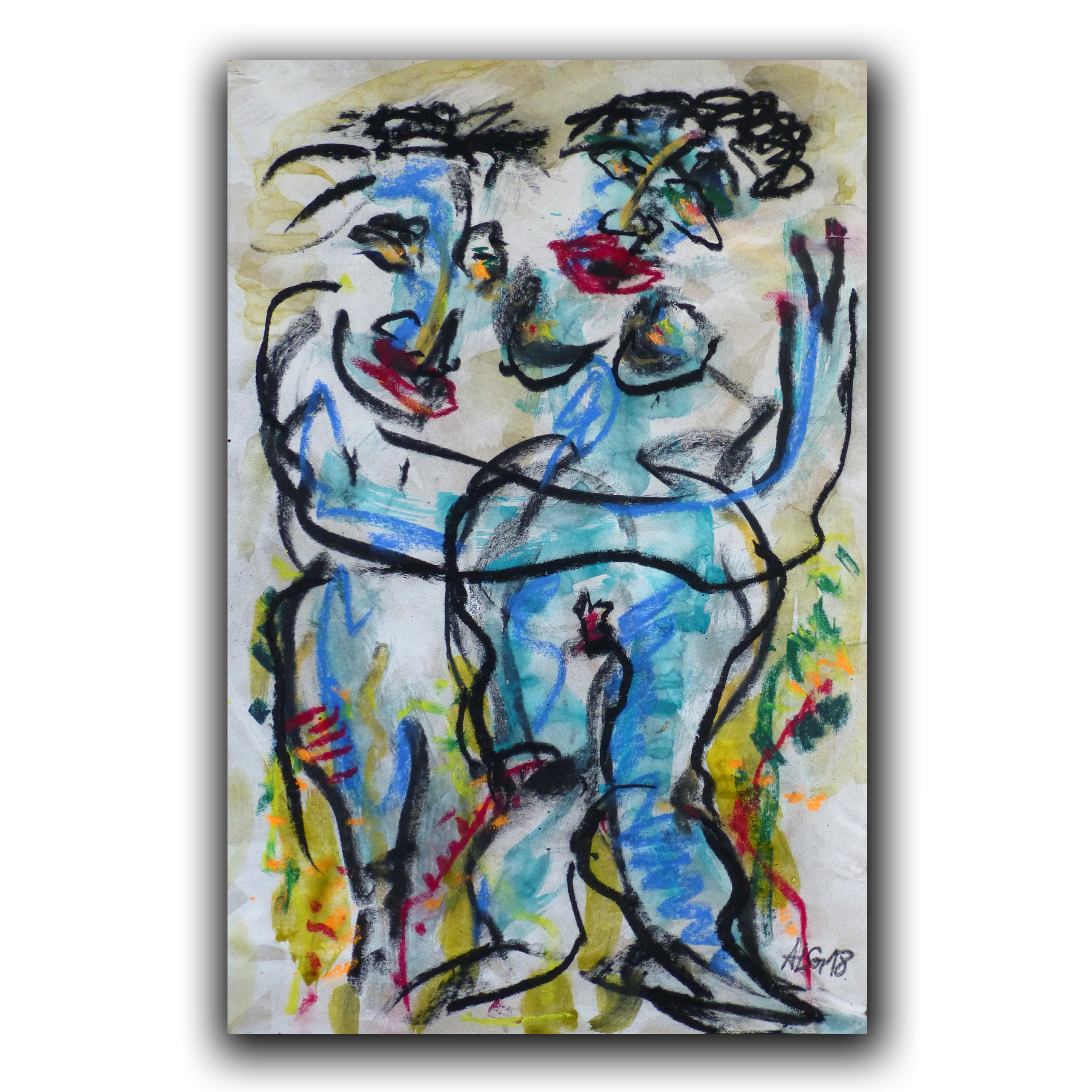 Drawing \ charcoal chalk pastel